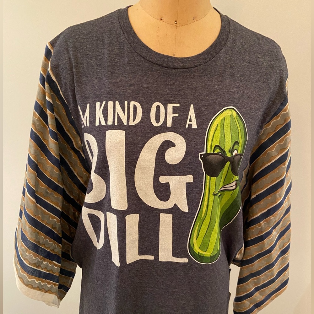 One of a kind upcycled boho tee